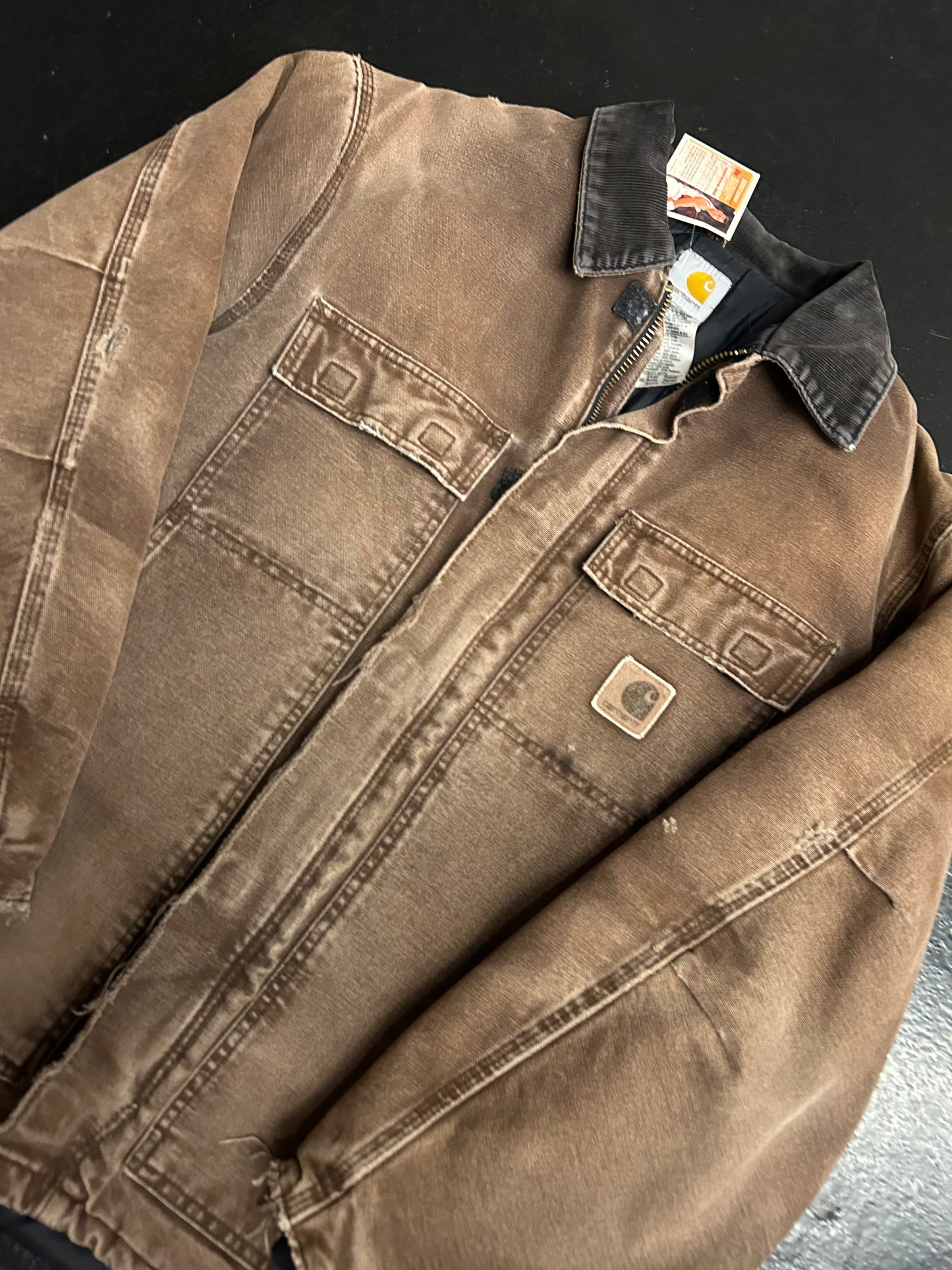 CARHARTT VINTAGE BROWN BARN JACKET (PRE-OWNED)