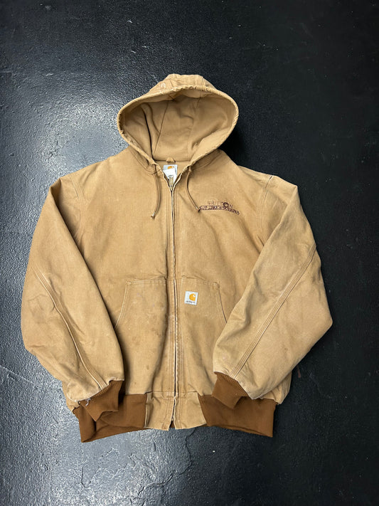 CARHARTT HOODED TAN JACKET (PRE-OWNED)