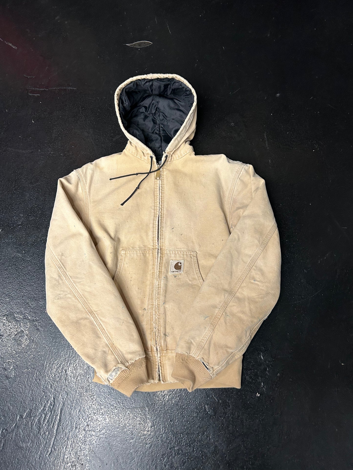CARHARTT HOODED TAN JACKET (PRE-OWNED)