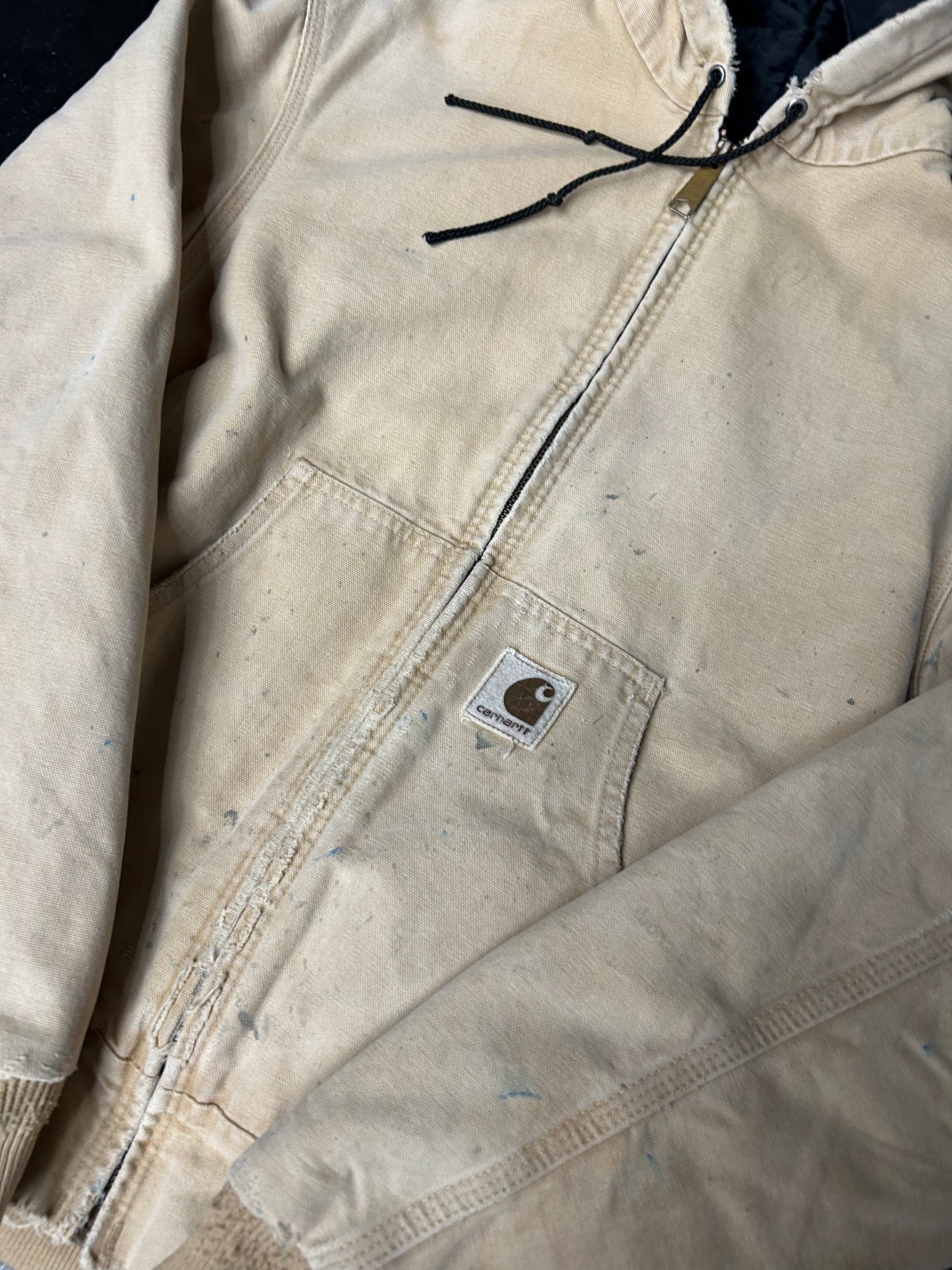CARHARTT HOODED TAN JACKET (PRE-OWNED)
