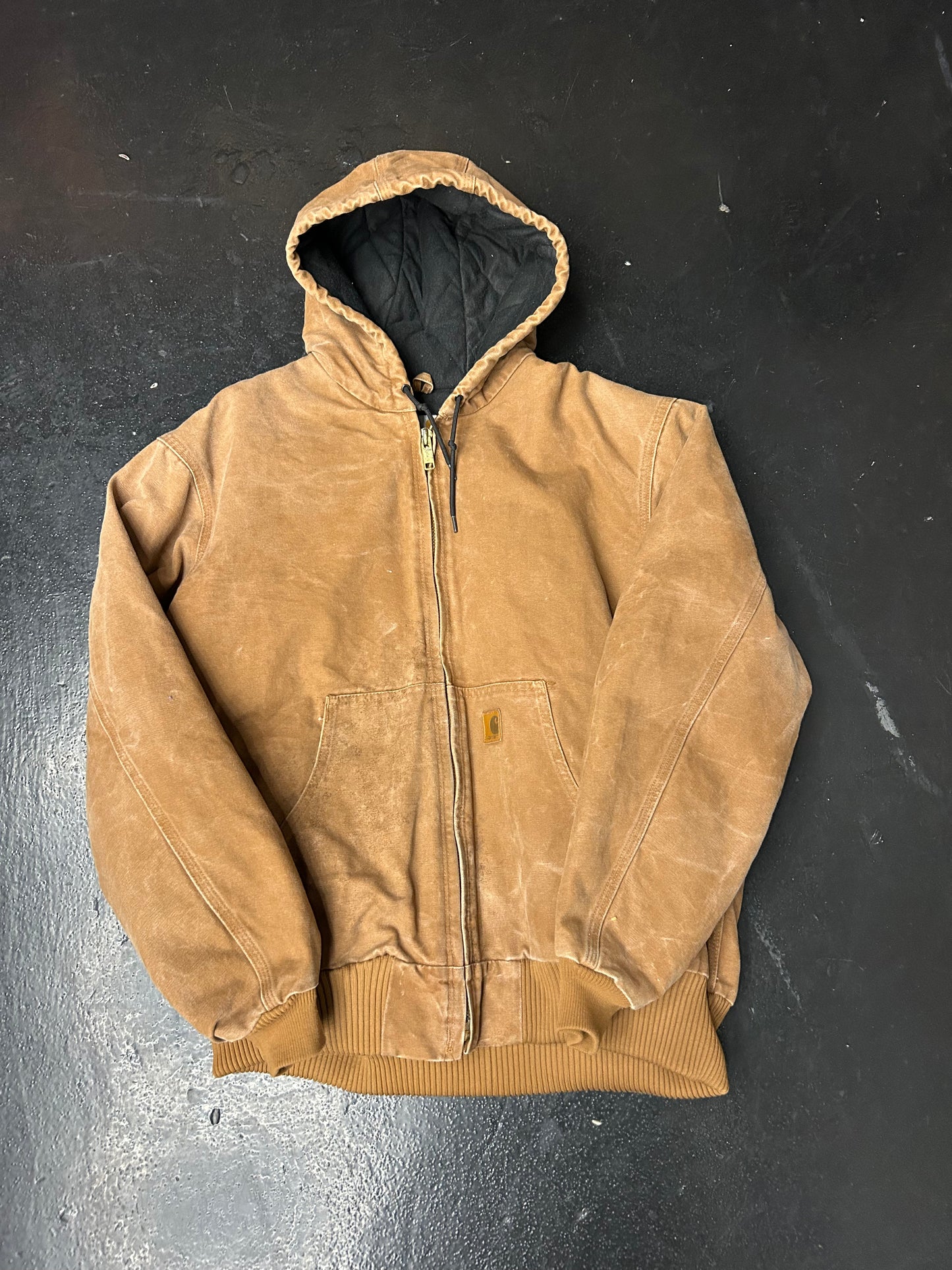 CARHARTT HOODED TAN JACKET (PRE-OWNED)