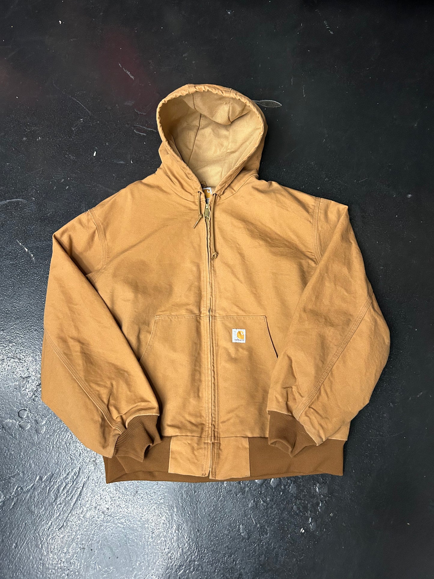 CARHARTT HOODED TAN JACKET (PRE-OWNED)