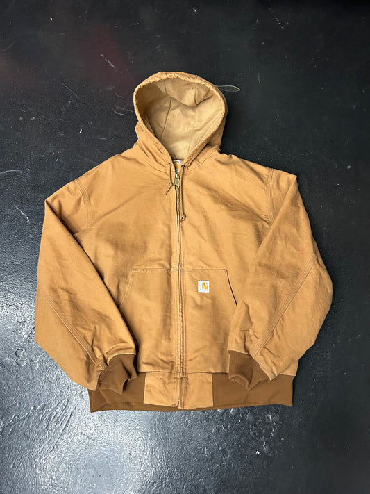 CARHARTT HOODED TAN JACKET (PRE-OWNED)