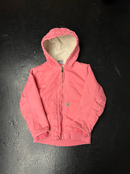 CARHARTT HOODED KIDS PINK JACKET (PRE-OWNED)