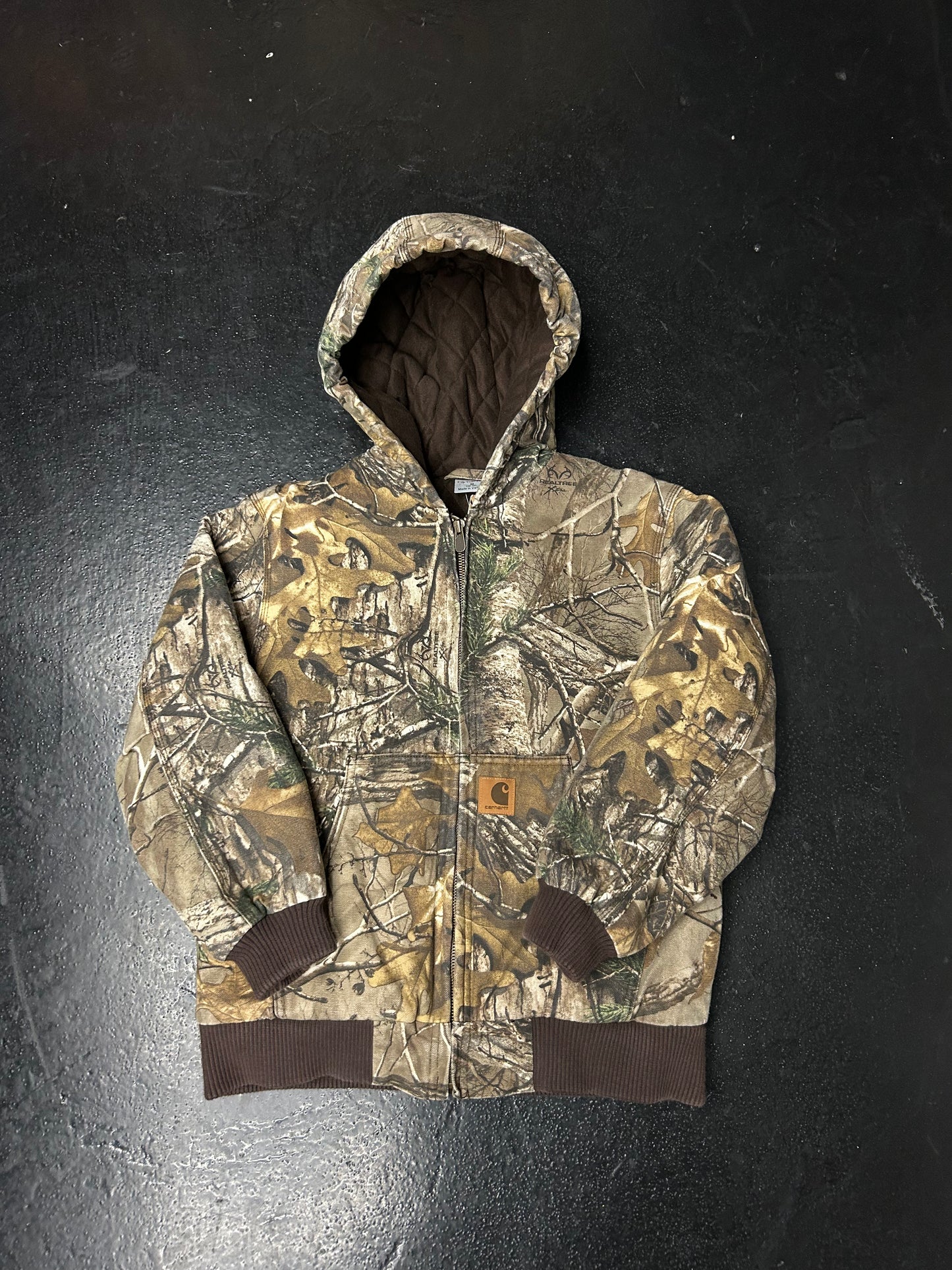 CARHARTT HOODED KIDS CAMO JACKET (PRE-OWNED)