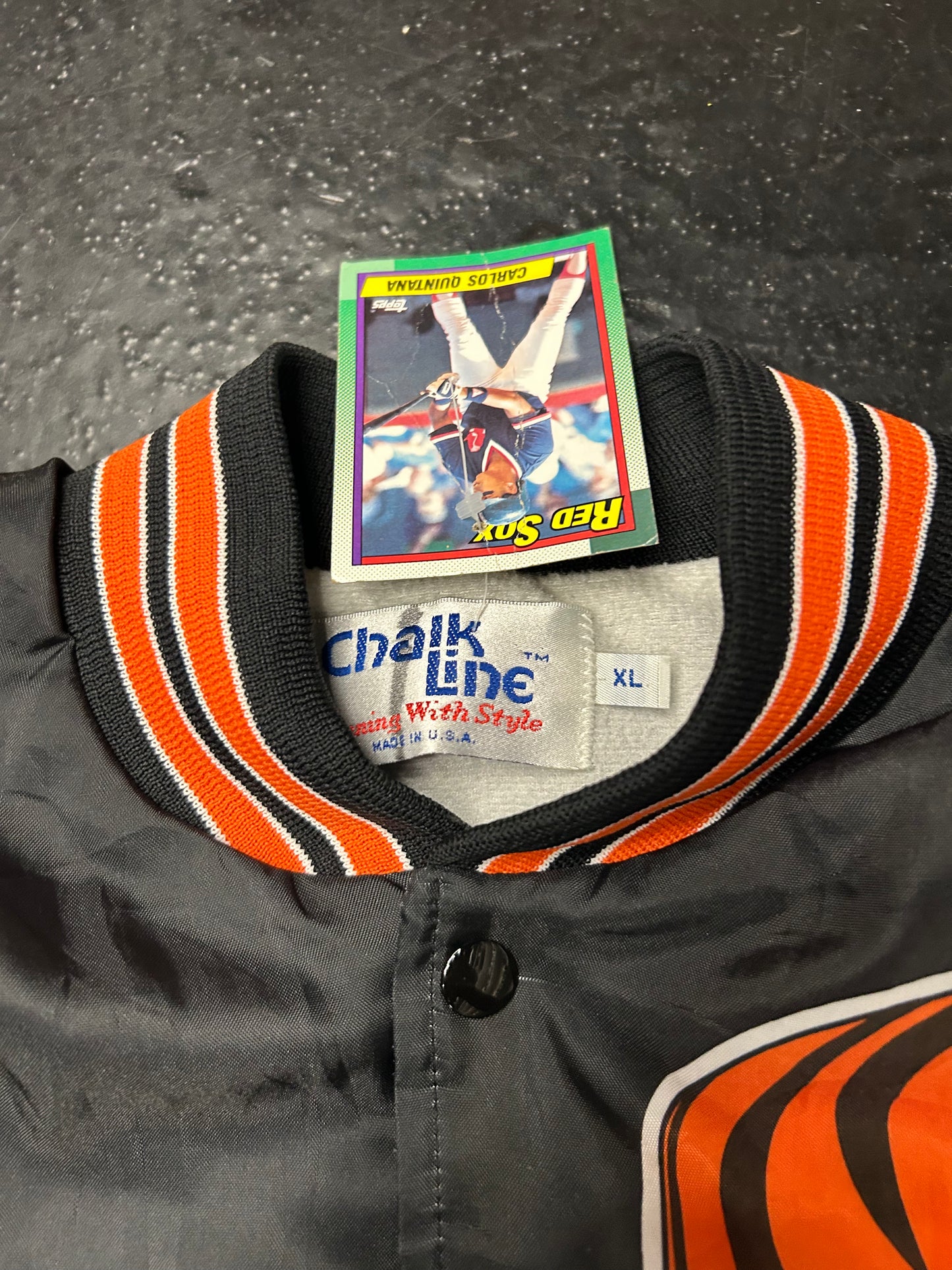 CINCINNATI BANGLES CHALK LINE JACKET (PRE-OWNED)