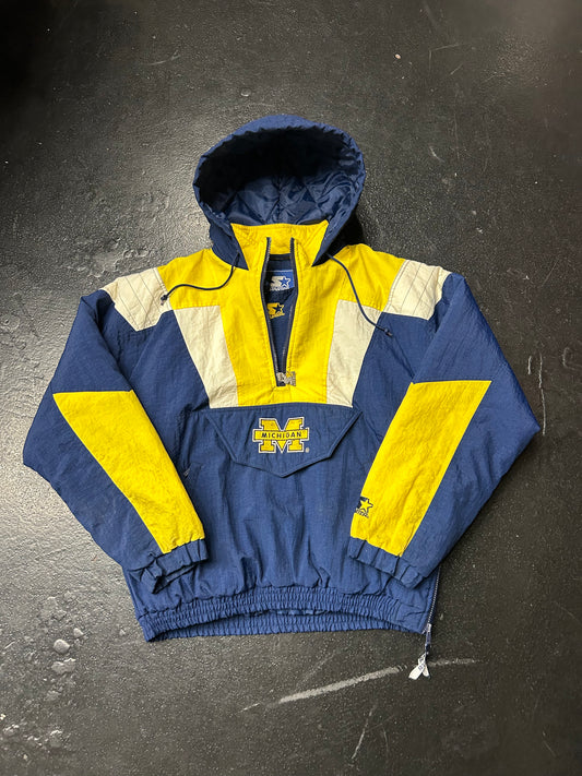 MICHIGAN WOLVERINES VINTAGE PUFFER JACKET (PRE-OWNED)
