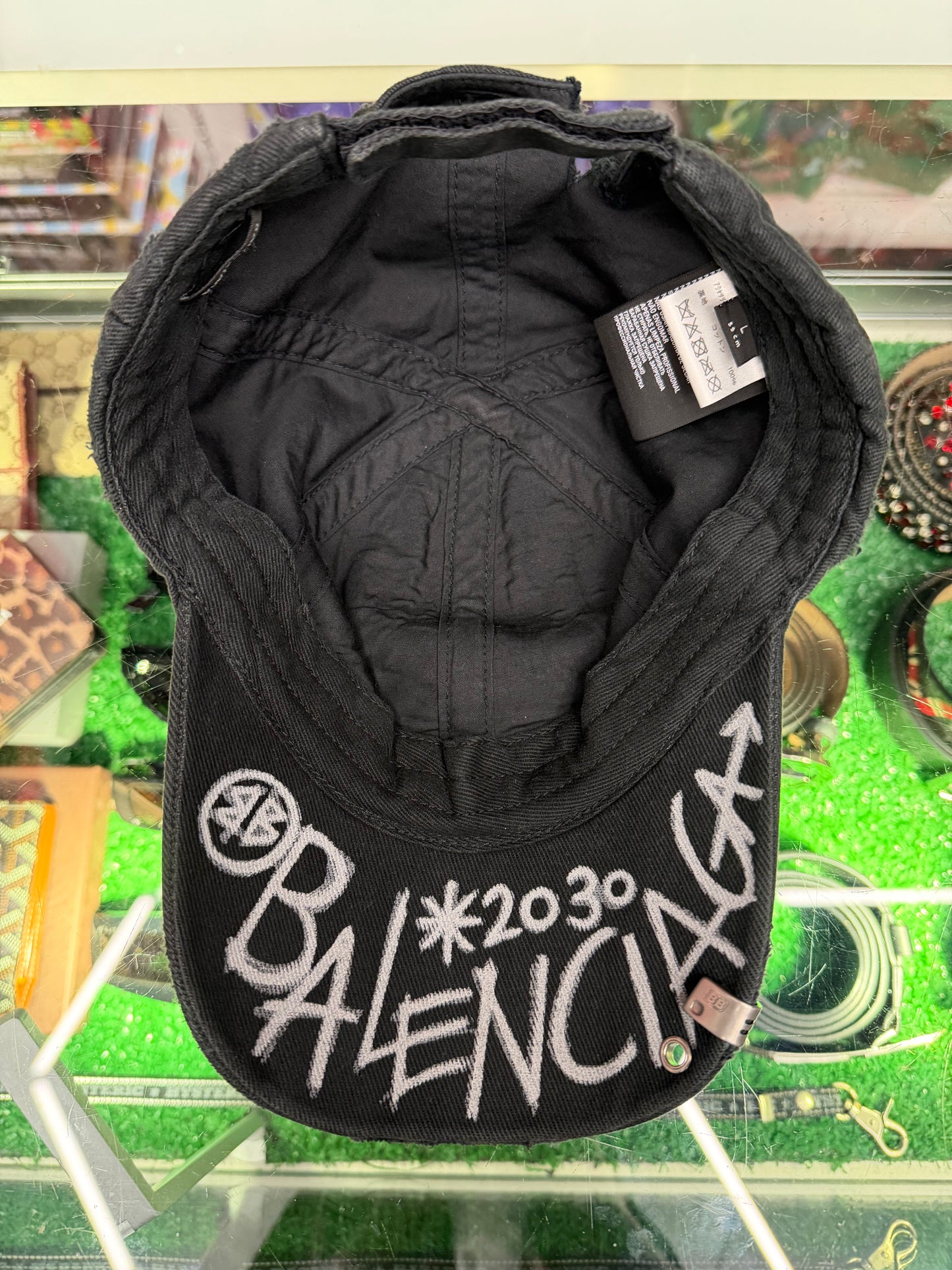 BALENCIAGA 2030 DISTRESSED HAT (PRE-OWNED)
