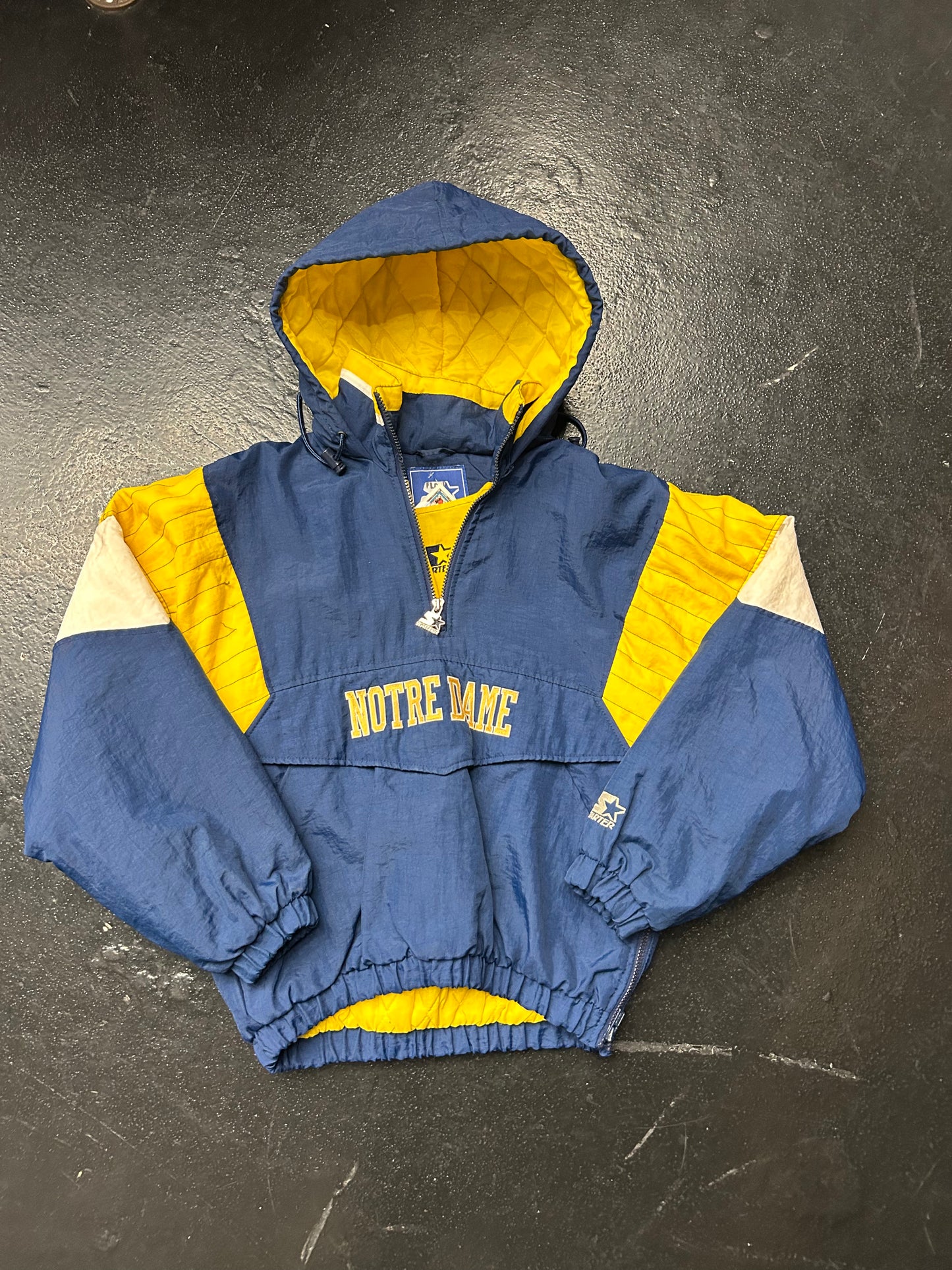 NOTRE DAME KIDS VINTAGE PUFFER JACKET (PRE-OWNED)