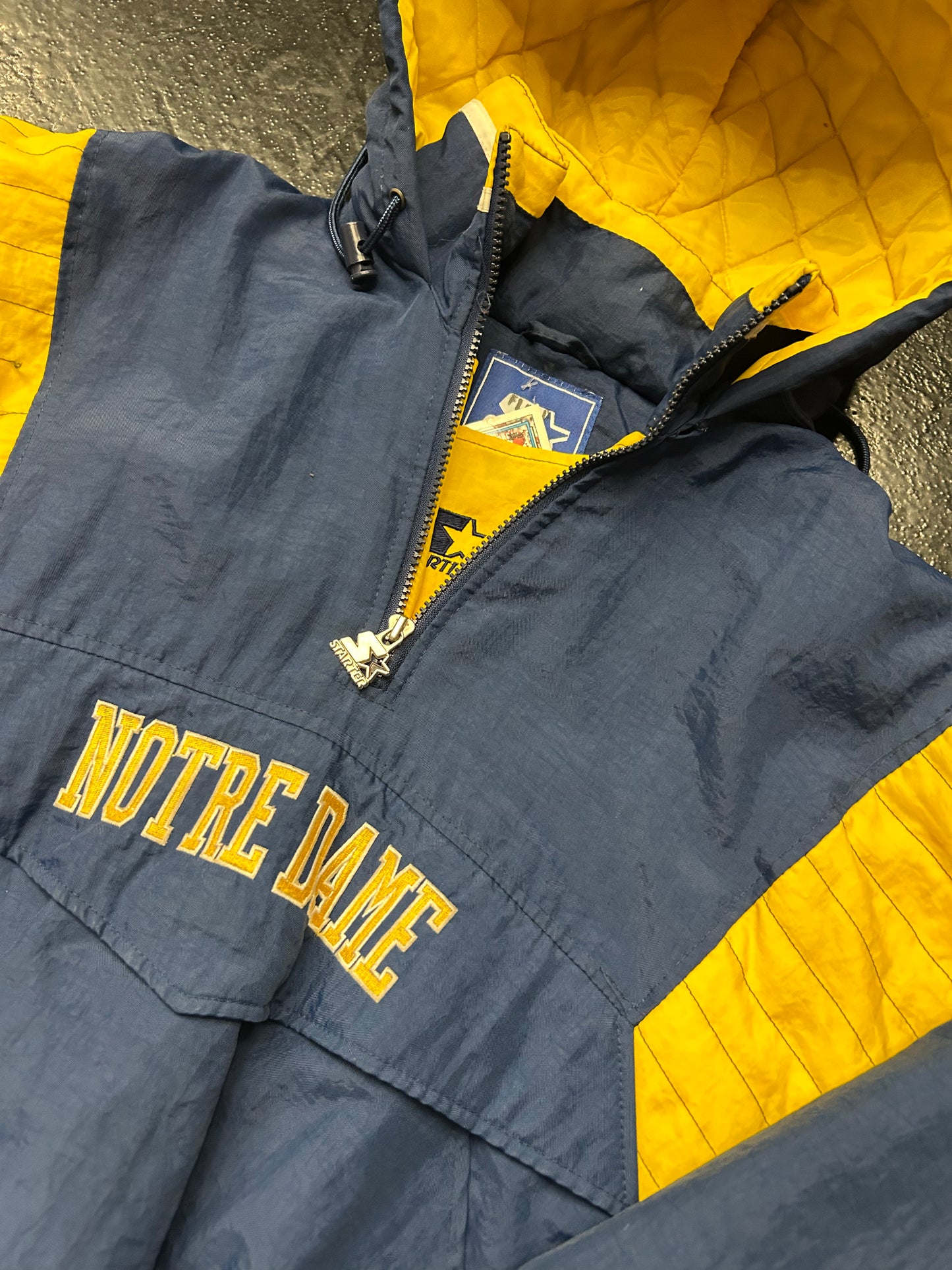 NOTRE DAME KIDS VINTAGE PUFFER JACKET (PRE-OWNED)