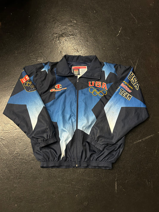UNITED STATES OF AMERICA USA OLYMPIC WINDBREAKER  JACKET (PRE-OWNED)