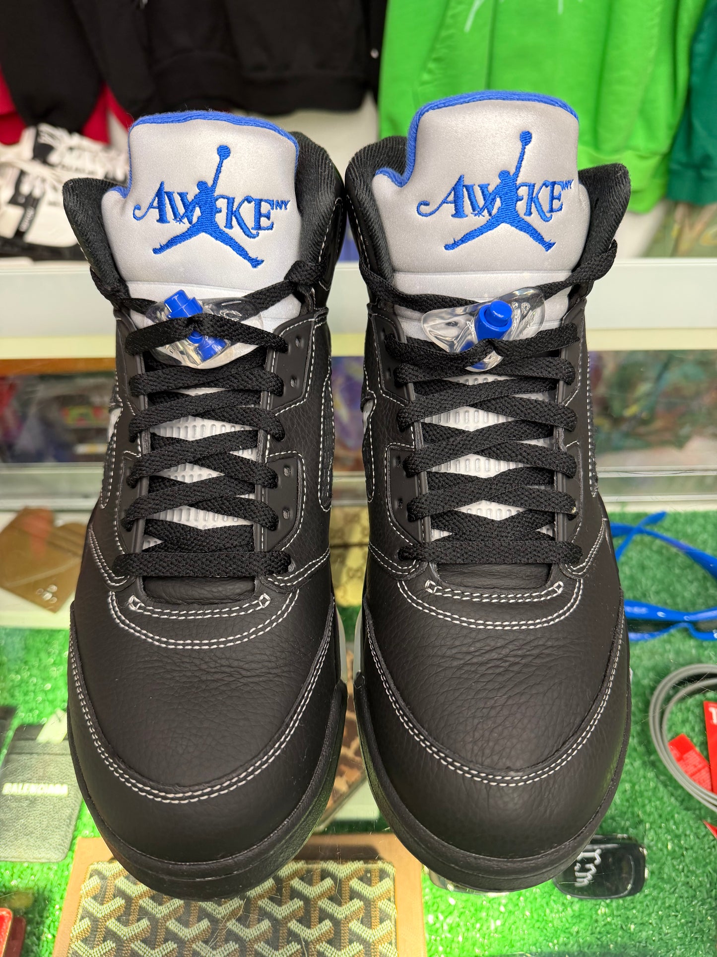JORDAN 5 AWAKE MOTORSPORT BLUE (PRE-OWNED W/ BOX)