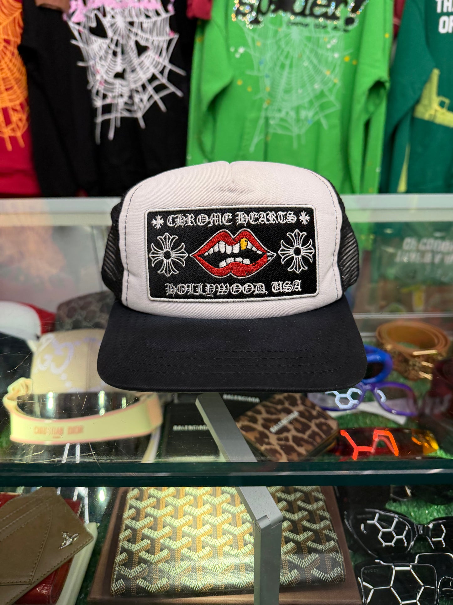 CHROME HEARTS MATTY BOY CHOMPER TRUCKER HAT (PRE-OWNED)