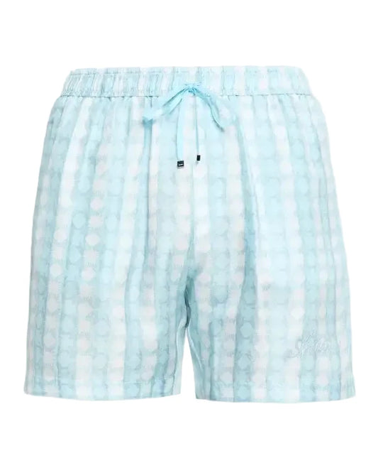 AMIRI BLUE STAIN SHORTS (PRE-OWNED)