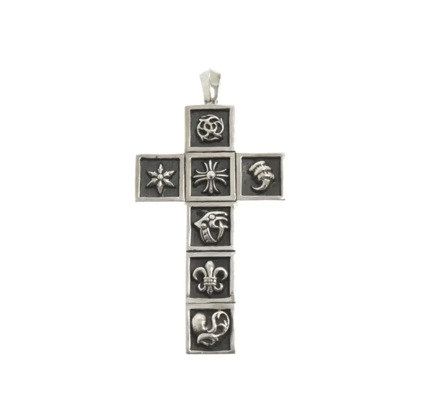 CHROME HEARTS MULTI LOGO CROSS PENDENT (PRE-OWNED)
