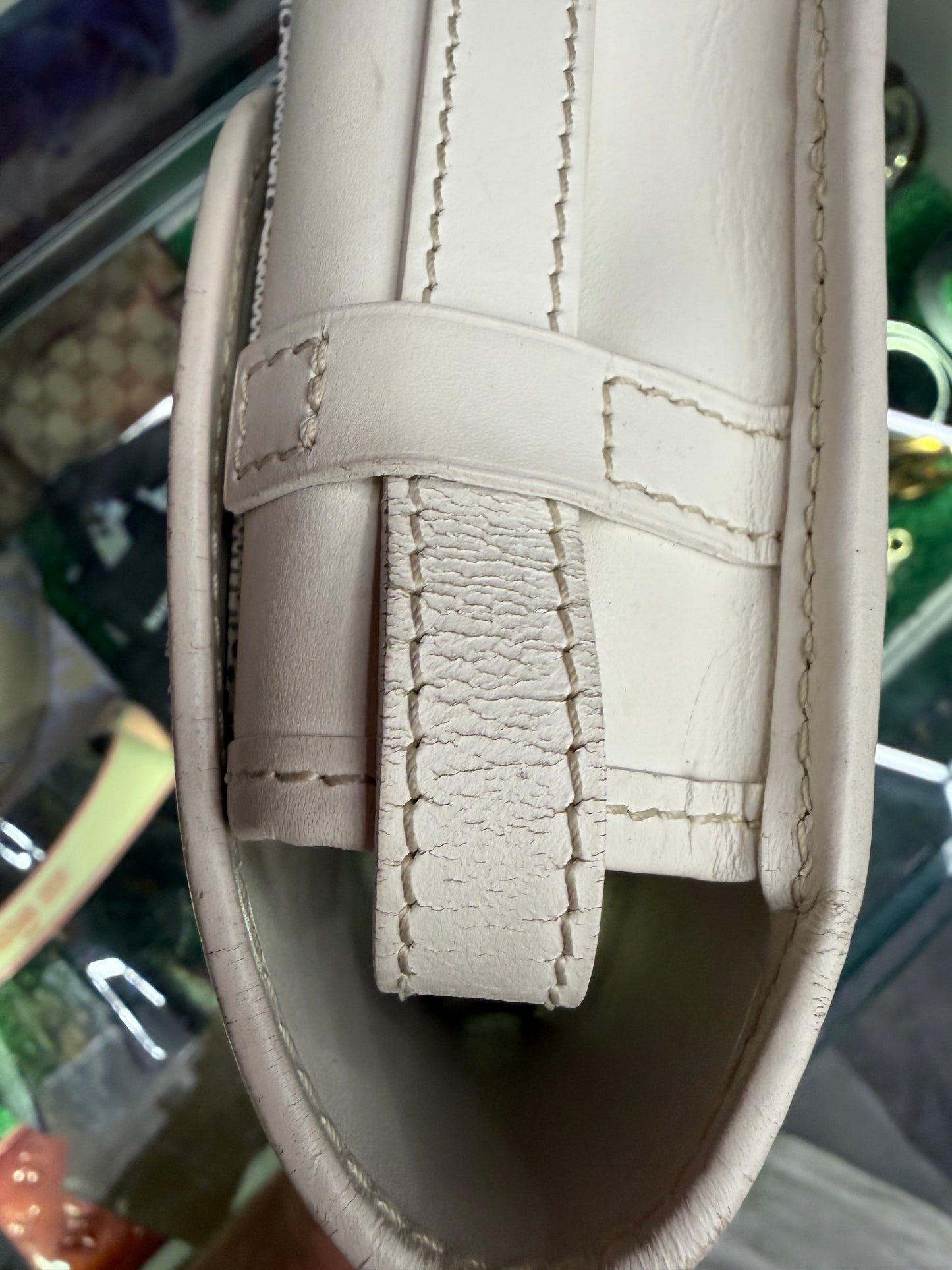 GOYARD WHITE BELVEDERE PM (PRE-OWNED)