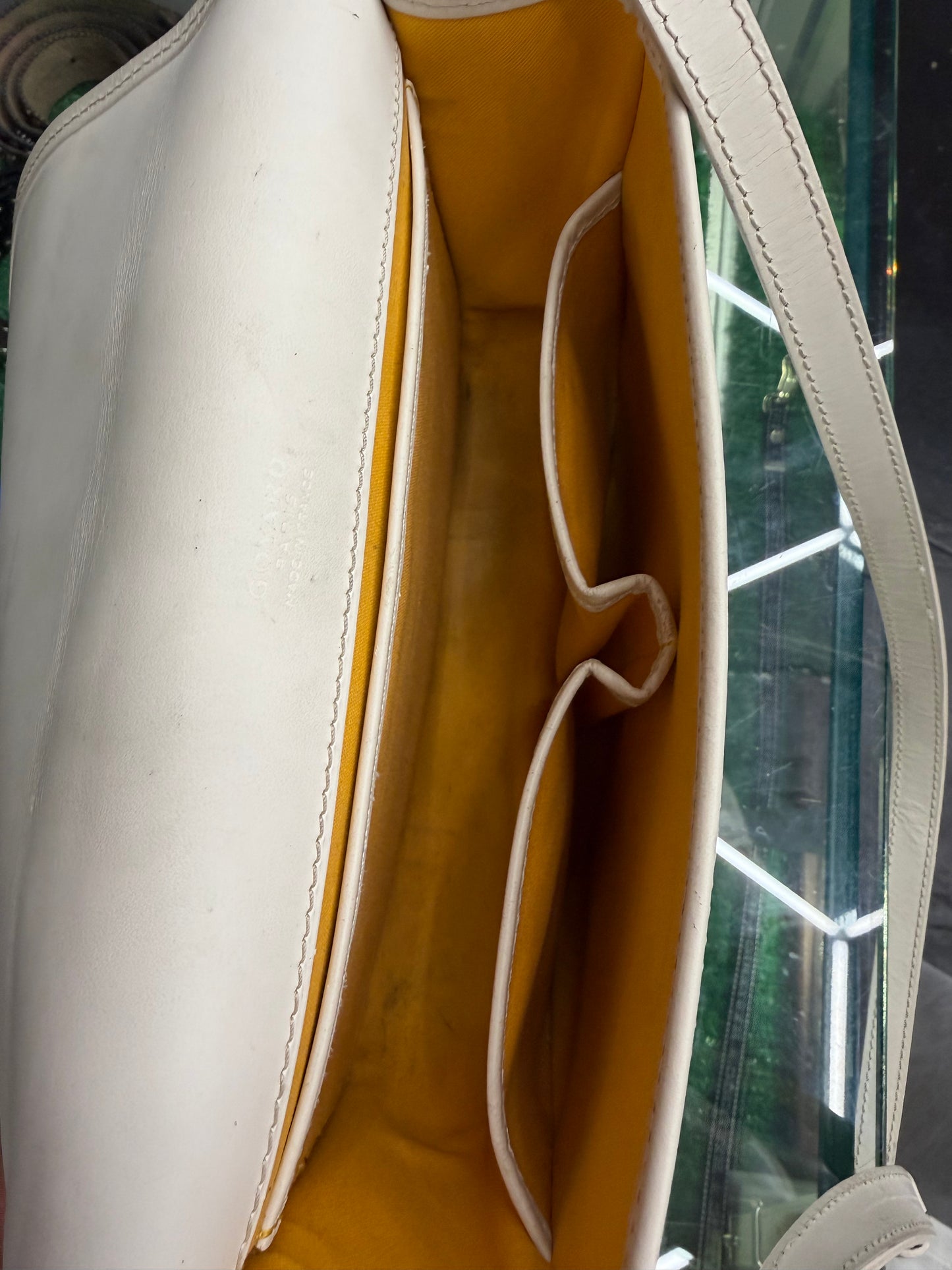 GOYARD WHITE BELVEDERE PM (PRE-OWNED)
