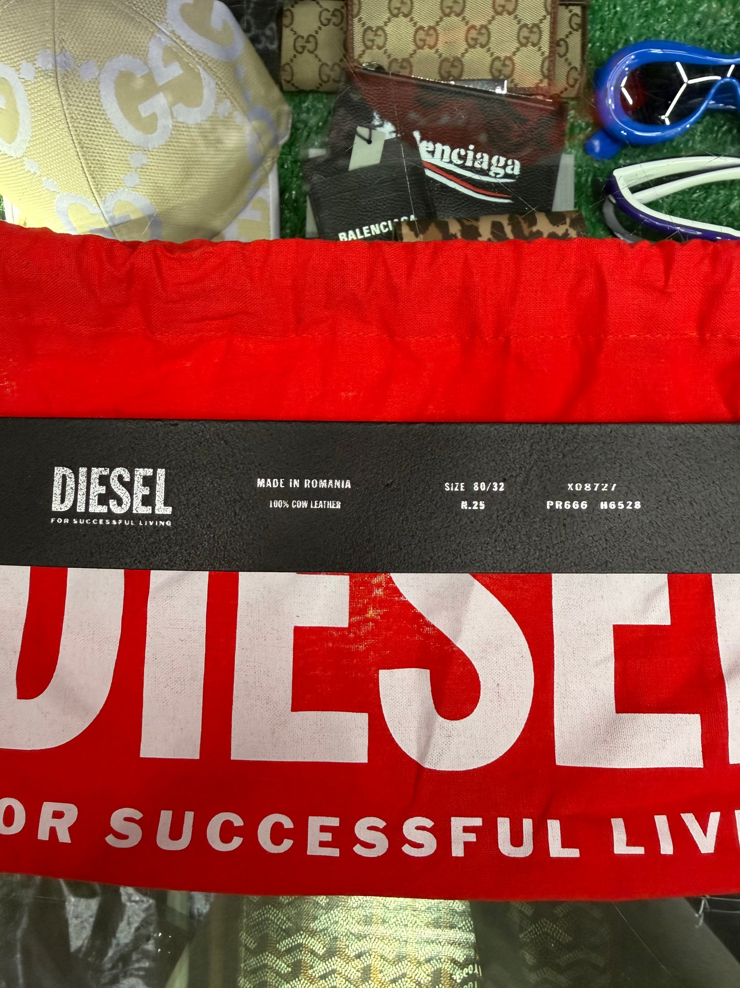 DIESEL MENS B-1DR BELT (PRE-OWNED W/ DUSTBAG)