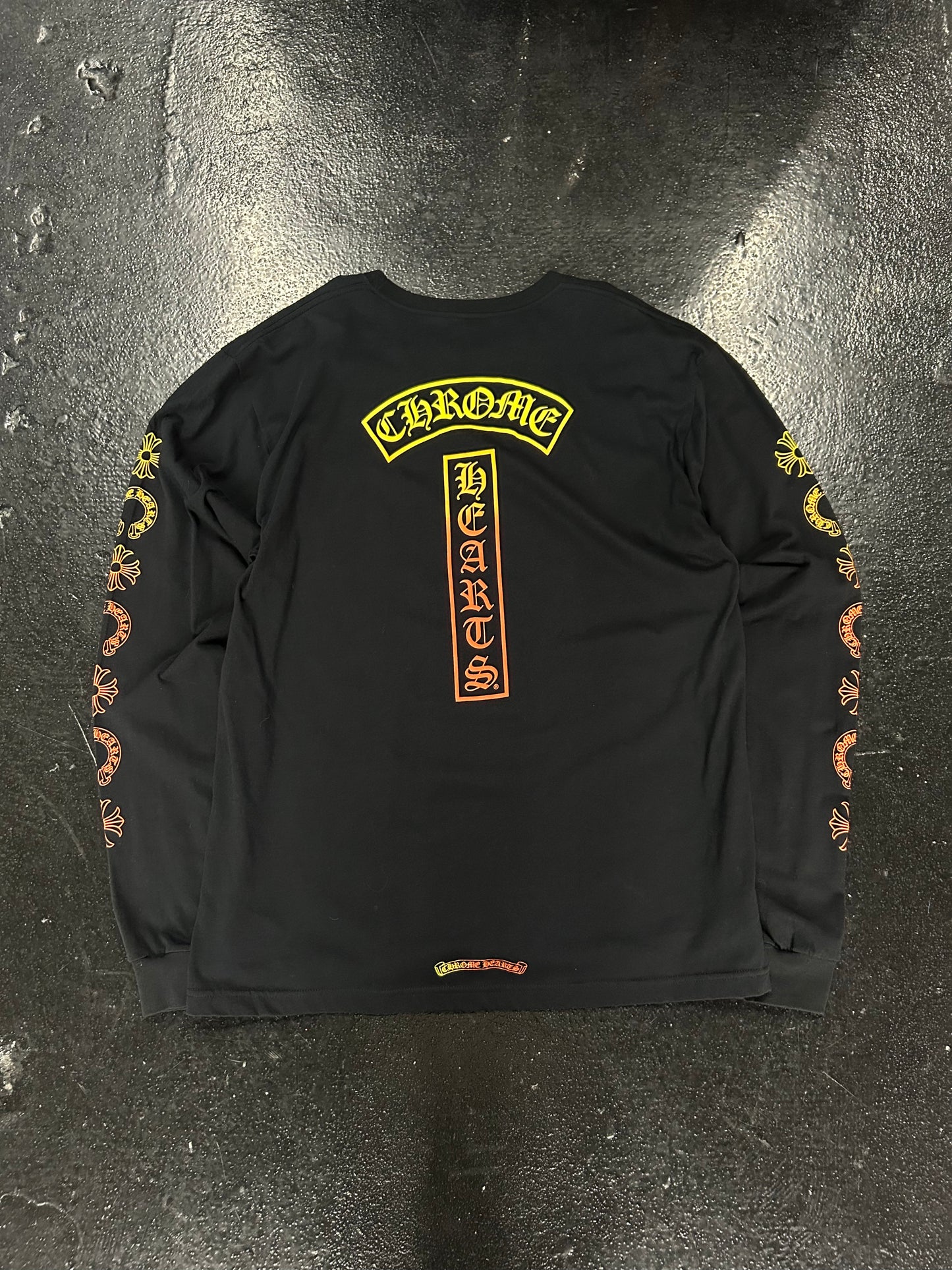 CHROME HEARTS GRADIENT T-BAR LONG SLEEVE (PRE-OWNED)