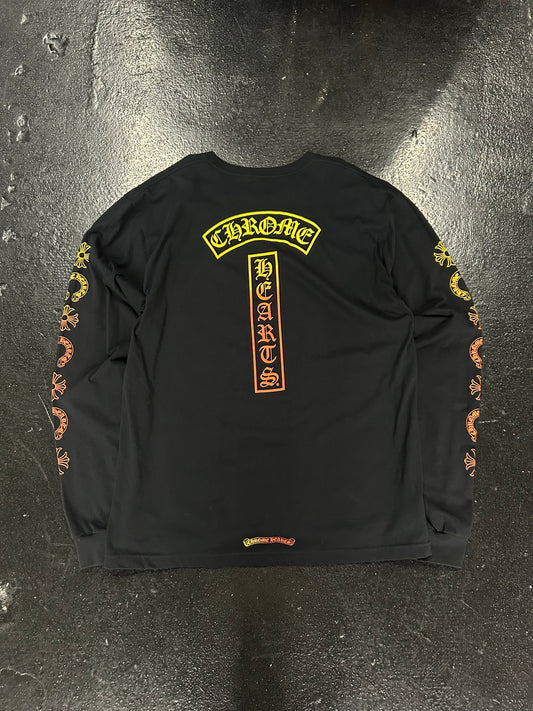 CHROME HEARTS GRADIENT T-BAR LONG SLEEVE (PRE-OWNED)