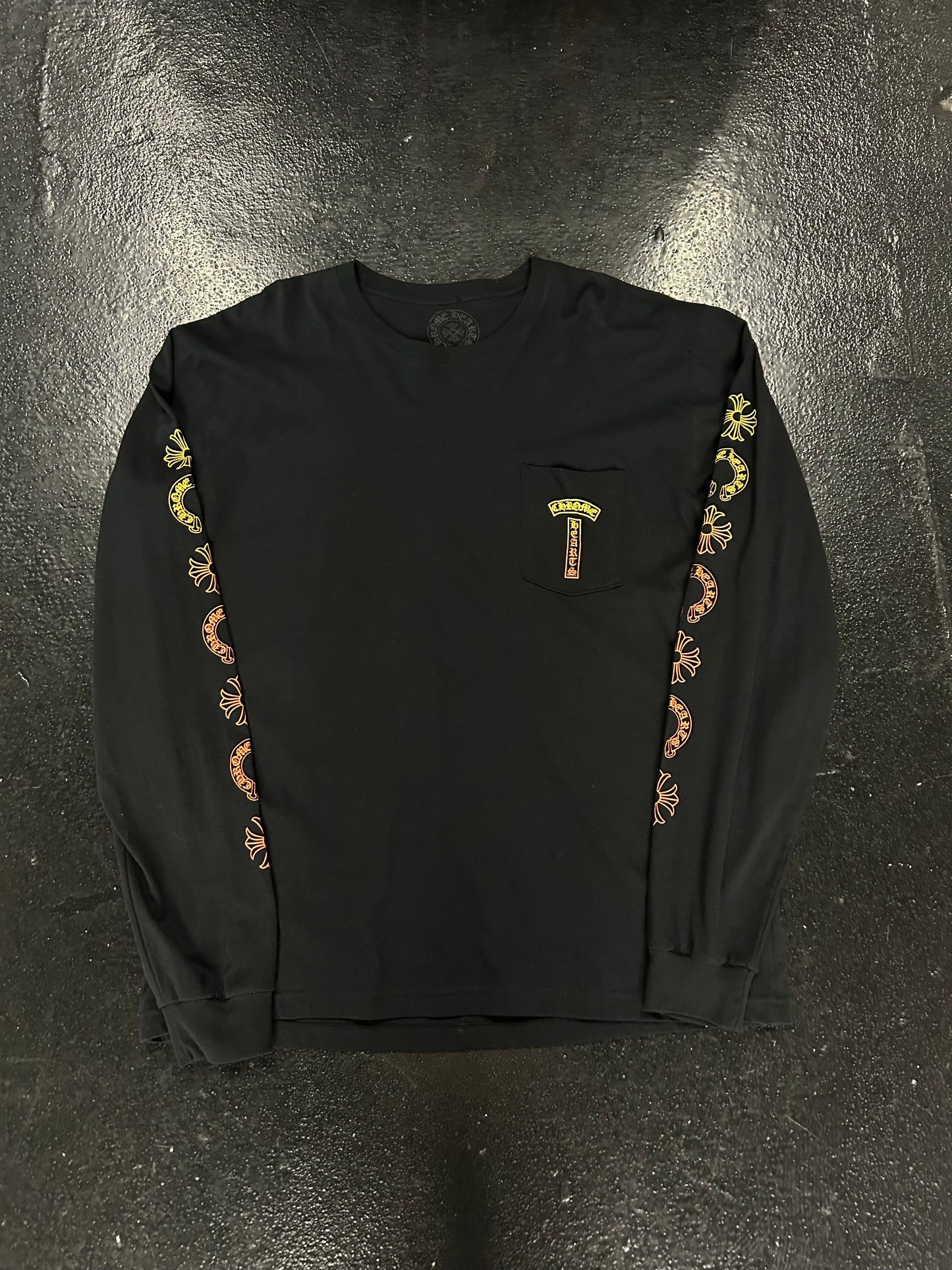 CHROME HEARTS GRADIENT T-BAR LONG SLEEVE (PRE-OWNED)