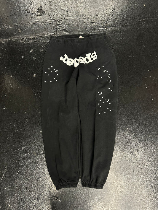 SP5DER OG WEB BLACK SWEATPANTS (PRE-OWNED)
