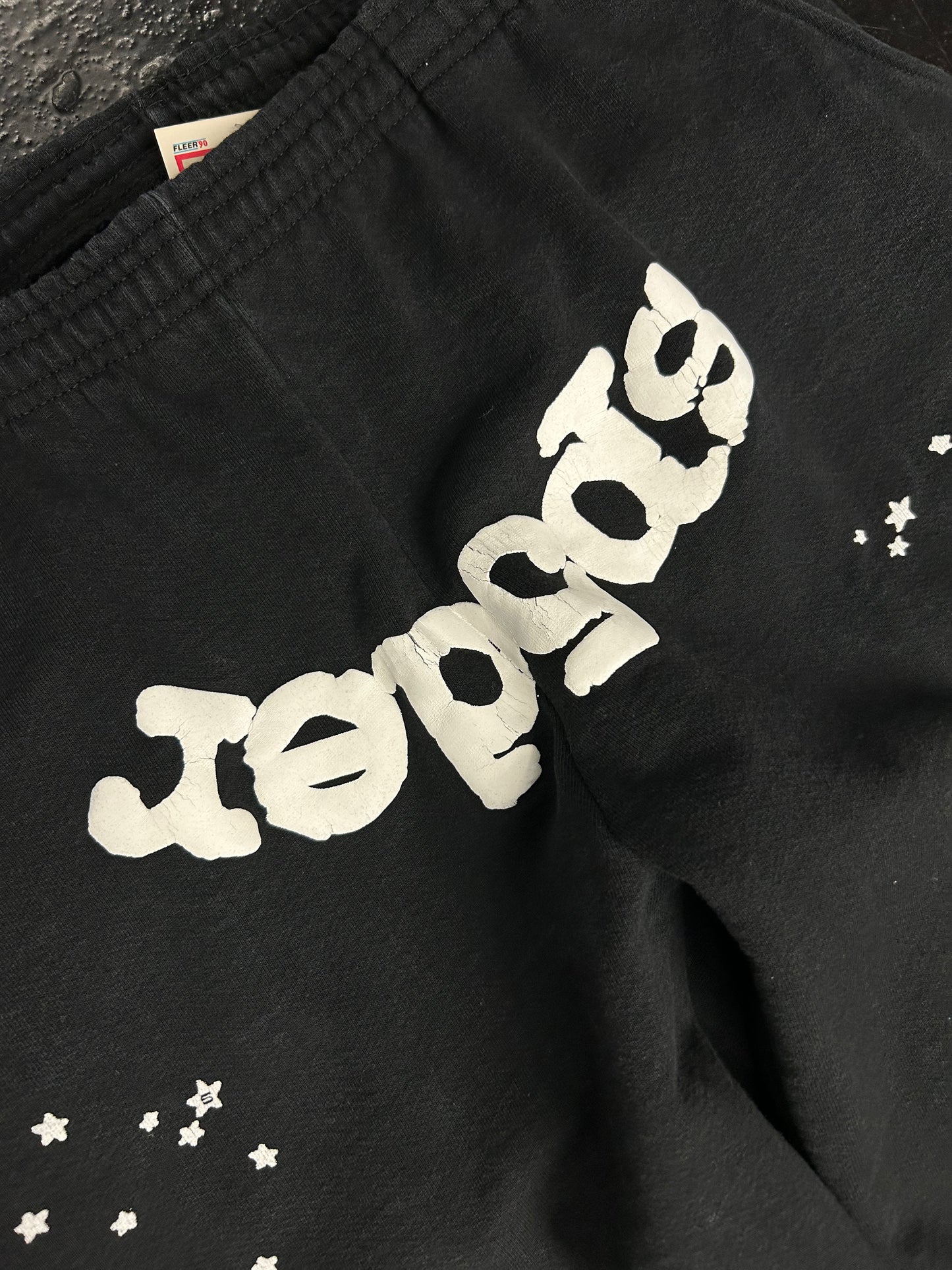 SP5DER OG WEB BLACK SWEATPANTS (PRE-OWNED)