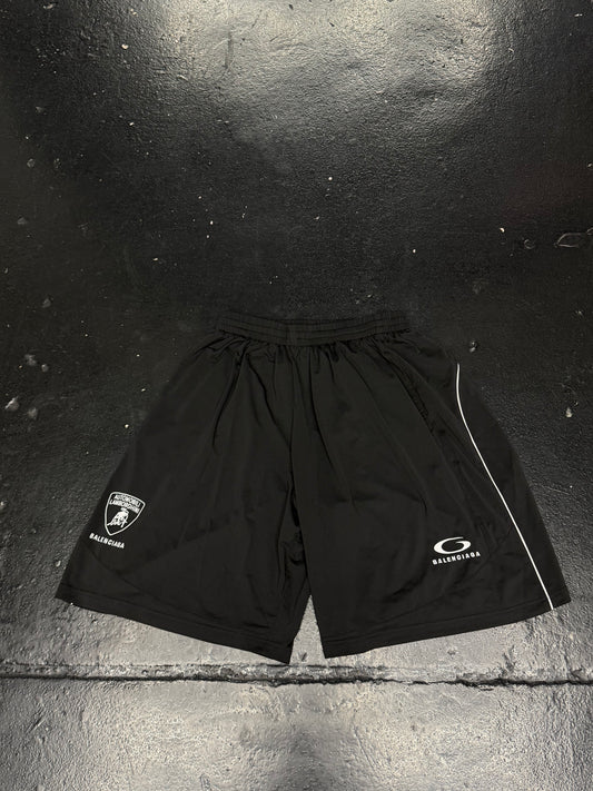 BALENCIAGA X LAMBORGHINI BAGGY SHORTS (PRE-OWNED)