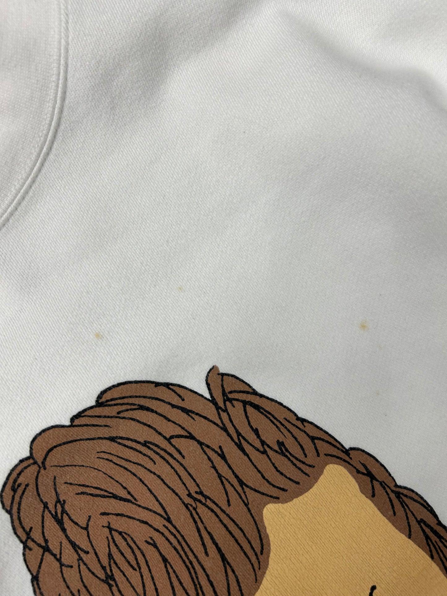 STUSSY BEAVIS & BUTTHEAD WHITE CREWNECK (PRE-OWNED)