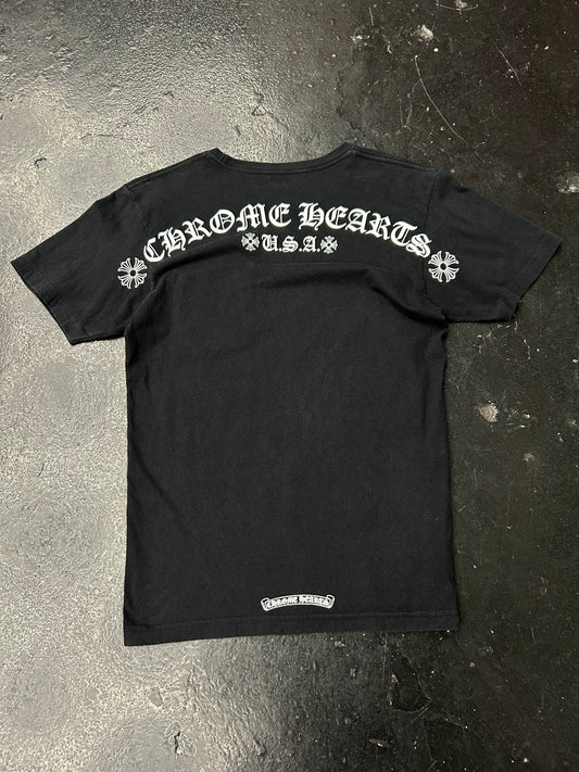 CHROME HEARTS USA BACKPRINT POCKET TEE (PRE-OWNED)