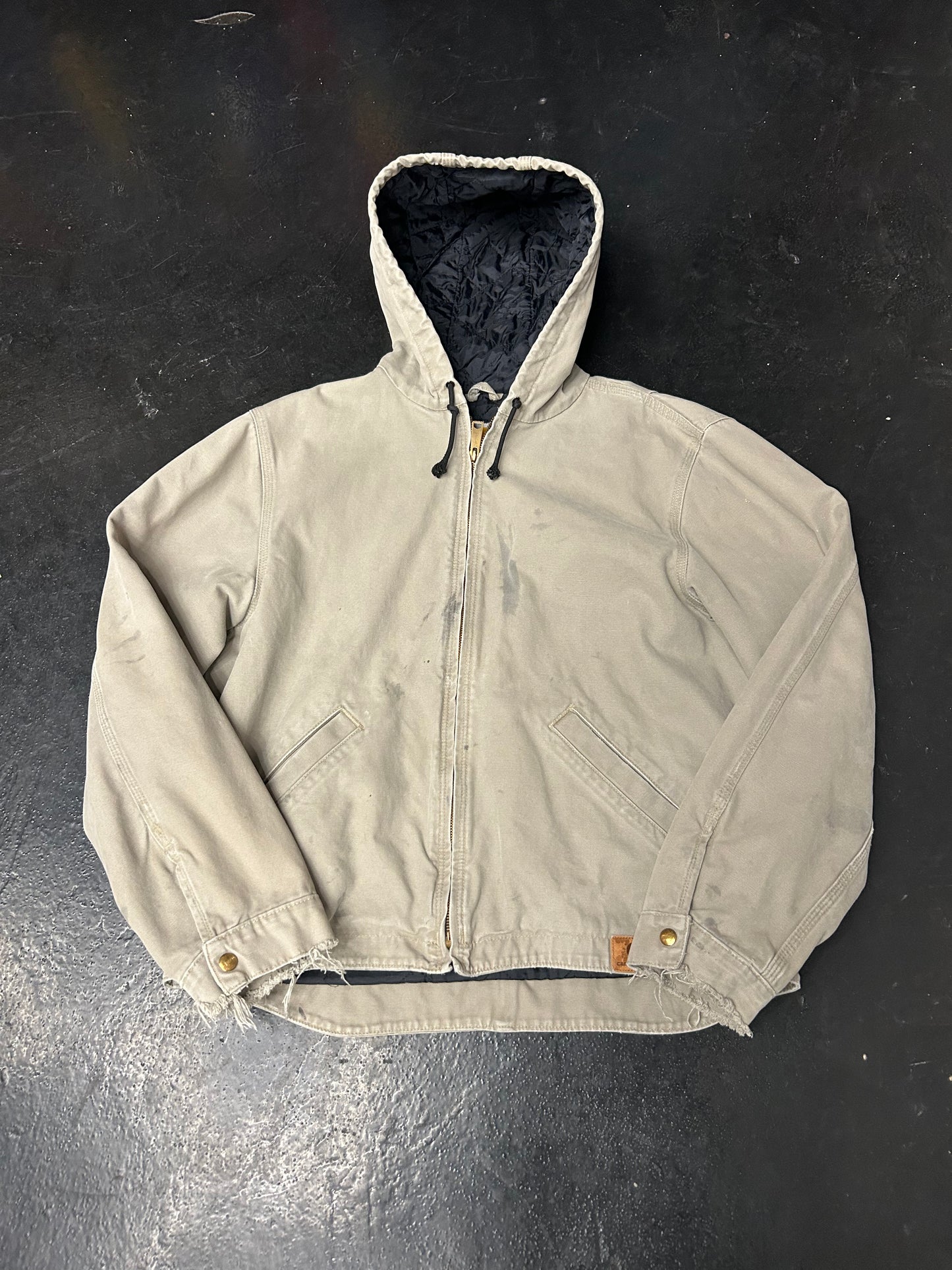CARHARTT TAN HOODED JACKET (PRE-OWNED)