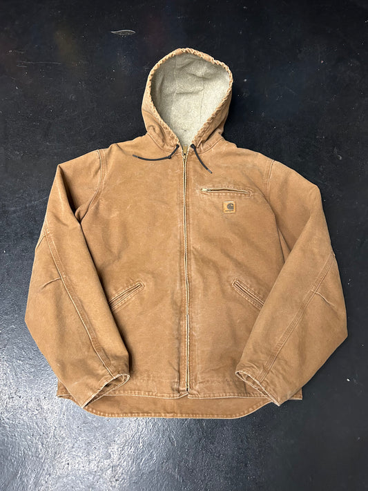 CARHARTT TAN SHERPA HOODED JACKET (PRE-OWNED)