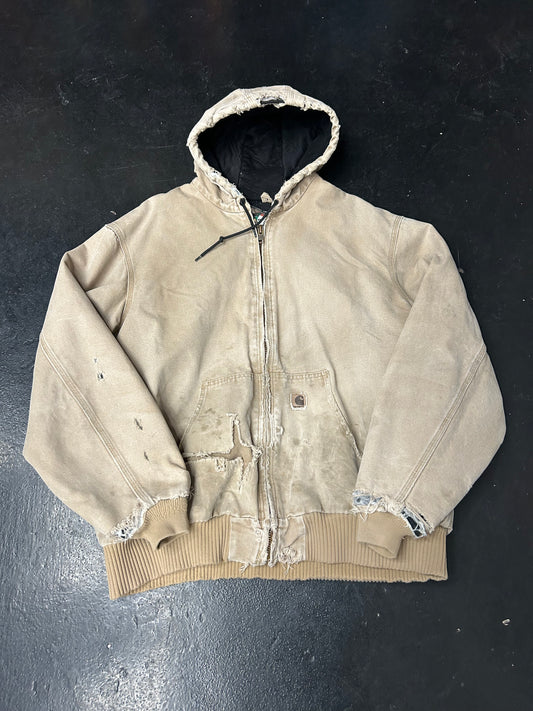 CARHARTT TAN HOODED JACKET (PRE-OWNED)
