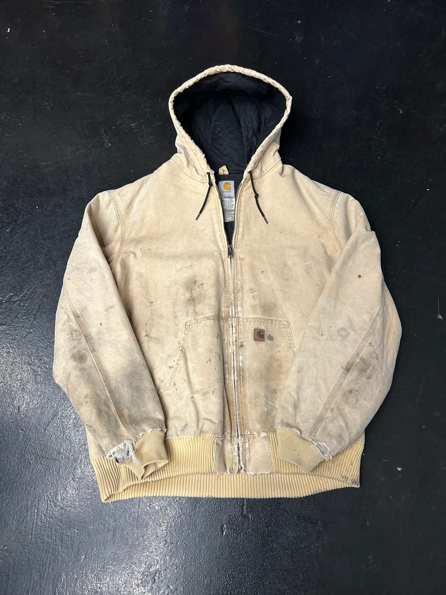 CARHARTT TAN HOODED JACKET (PRE-OWNED)