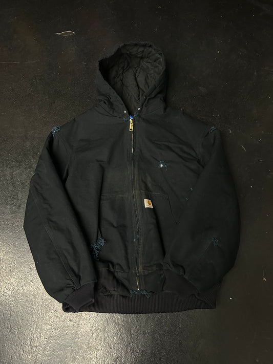 CARHARTT BLACK HOODED JACKET (PRE-OWNED)