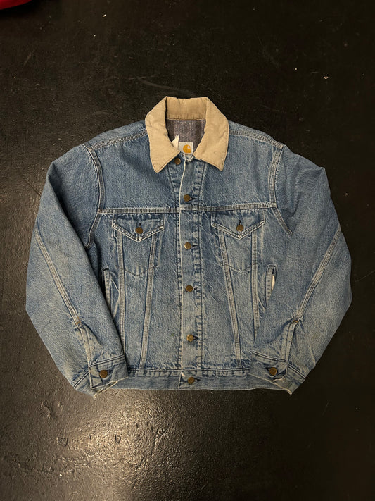 CARHARTT DENIM TRUCKER JACKET (PRE-OWNED)