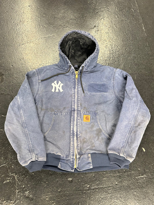 CARHARTT BLUE HOODED NY JACKET (PRE-OWNED)