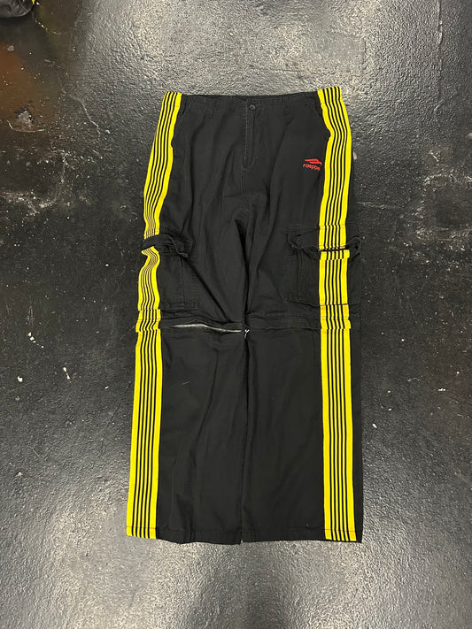 RASPBERRY HILLS ZIP-OFF BLACK CARGOS (PRE-OWNED)