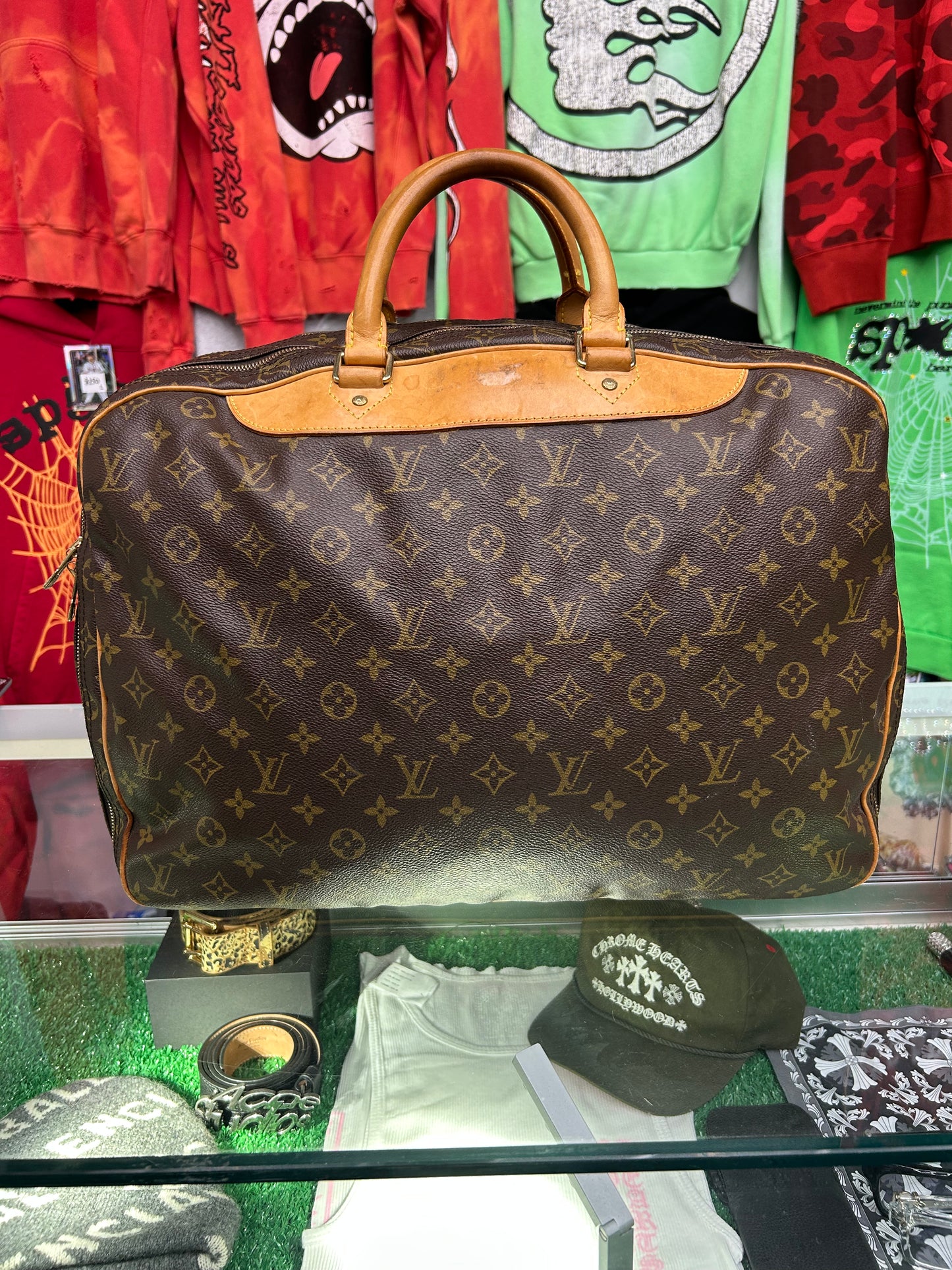 LOUIS VUITTON ALIZE 24H MONOGRAM TRAVEL BAG (PRE-OWNED)