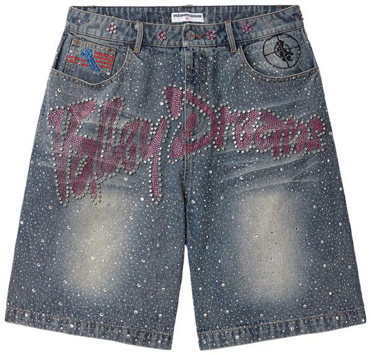 VALE VALLEY DREAM ICED OUT JORTS (BRAND NEW)