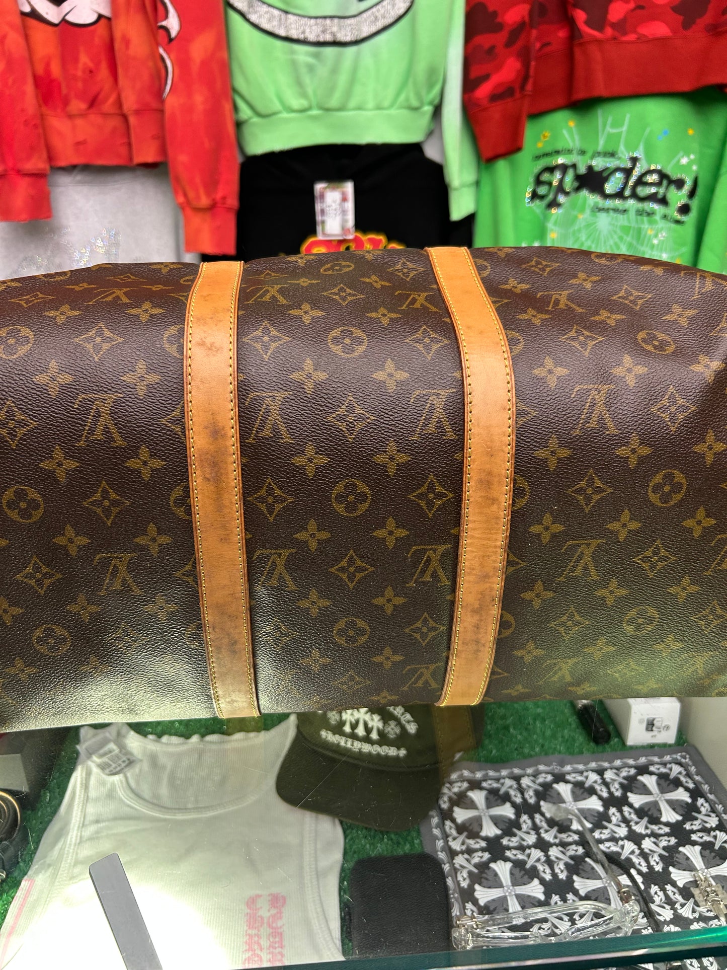 LOUIS VUITTON KEEP ALL 50 MONOGRAM DUFFLE (PRE-OWNED)