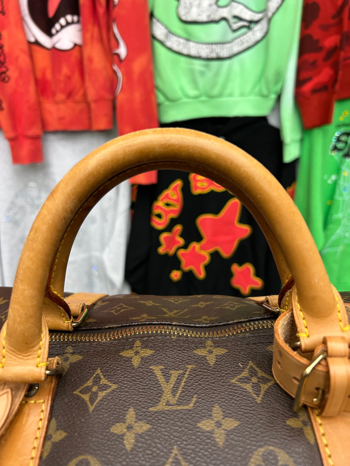 LOUIS VUITTON KEEP ALL 60 BANDOUILIERE W/STRAP MONOGRAM DUFFLE (PRE-OWNED)