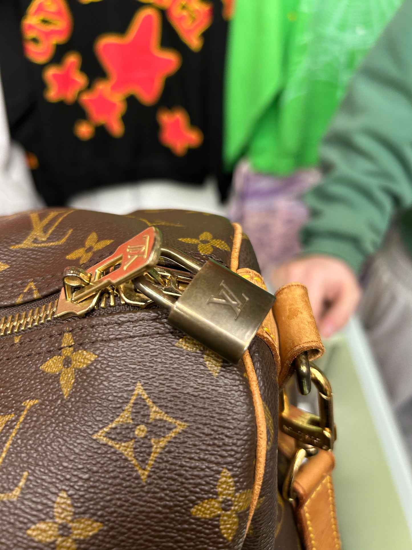 LOUIS VUITTON KEEP ALL 60 BANDOUILIERE W/STRAP MONOGRAM DUFFLE (PRE-OWNED)