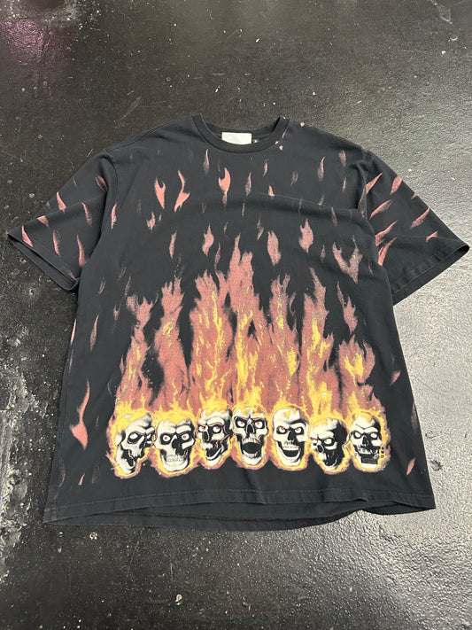 MAISON MARGIELA X SUPREME MM6 LIQUID BLUE TEE (PRE-OWNED)