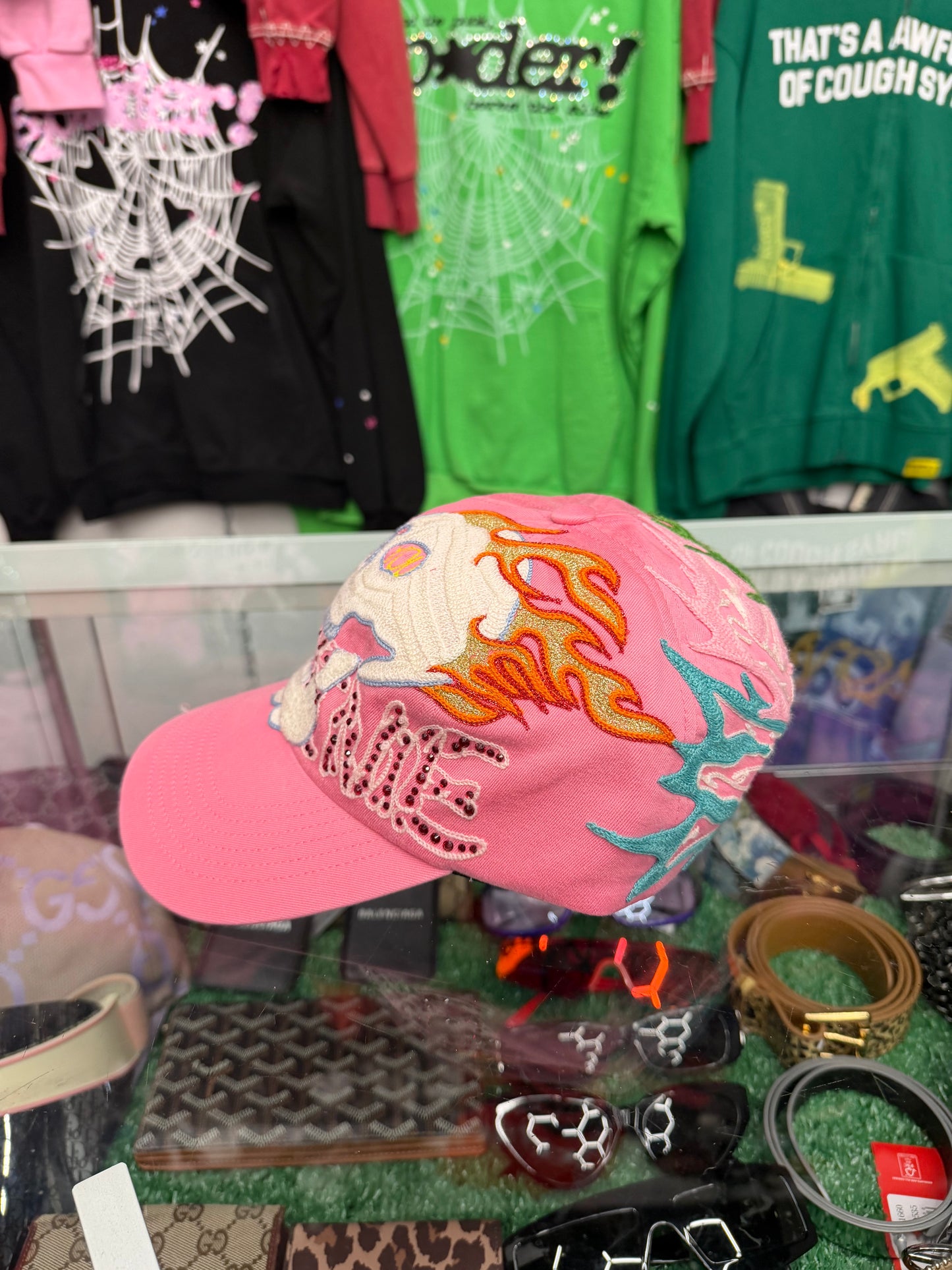 SUPREME WFST 6 PANEL PINK HAT (BRAND NEW)
