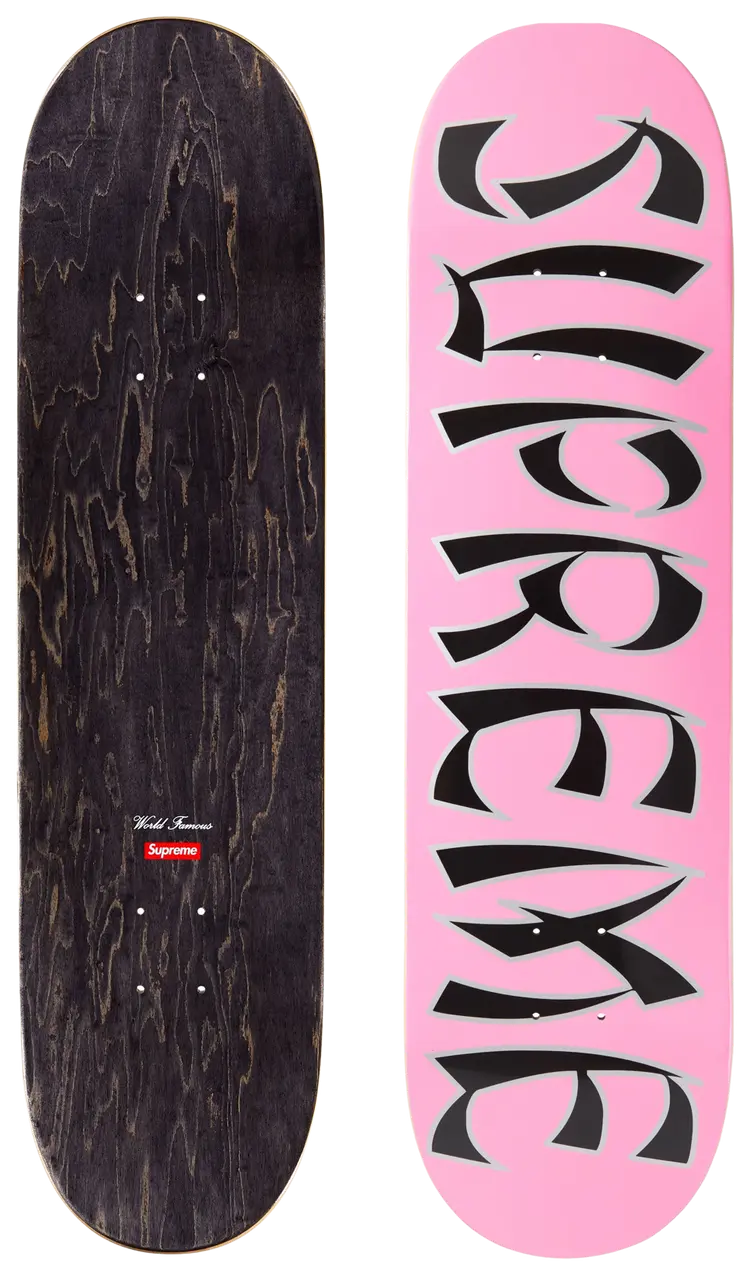 SUPREME ACTION PINK SKATEBOARD