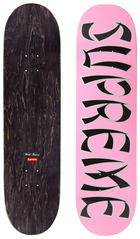 SUPREME ACTION PINK SKATEBOARD