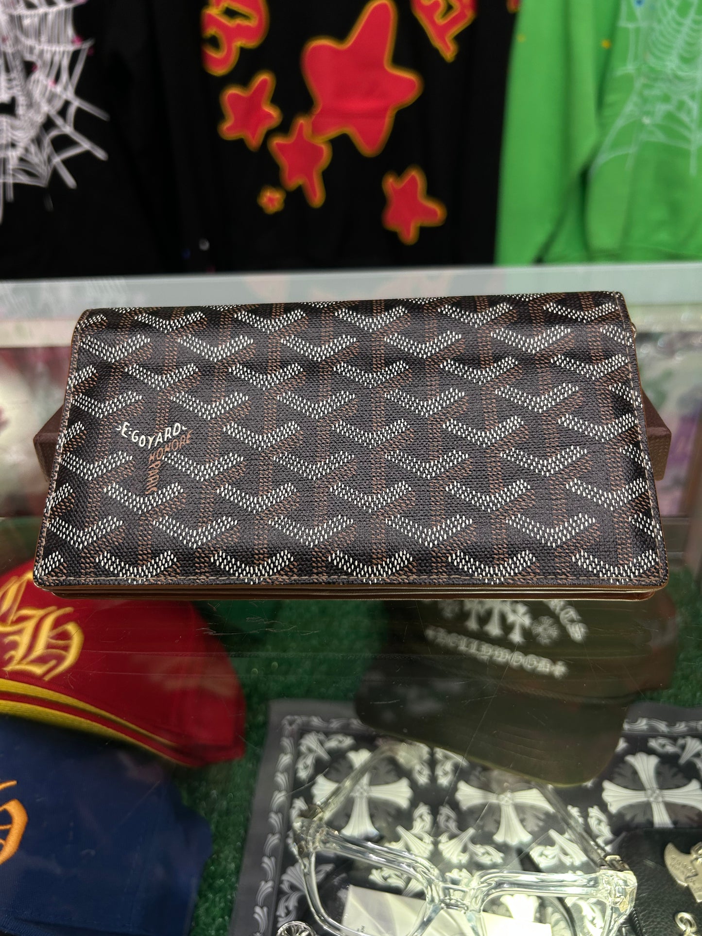 GOYARD SAINT-LAMBERT WALLET BLACK GOLD (PRE-OWNED)