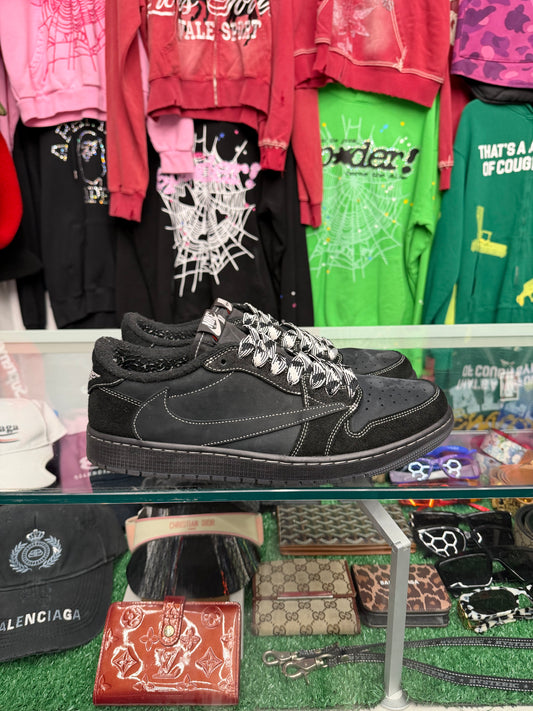 JORDAN 1 LOW X TRAVIS SCOTT PHANTOM (PRE-OWNED W/ BOX)