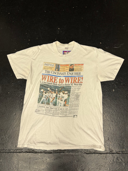 CINCINNATI REDS AORLD SERIES CHAMPIONS T-SHIRT